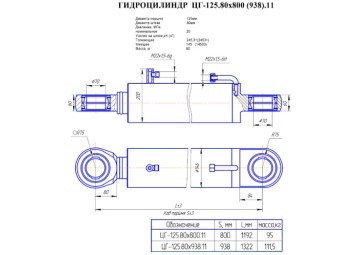 ЦГ-125.80х938.11
