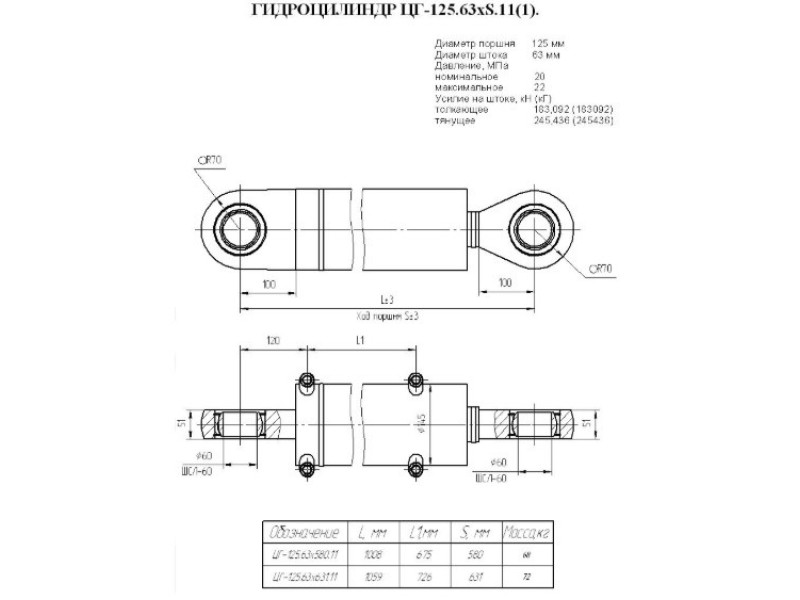 ЦГ-125.63х631.11