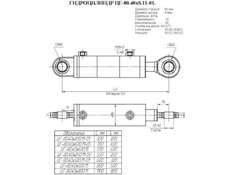 ЦГ-80.40х800.11
